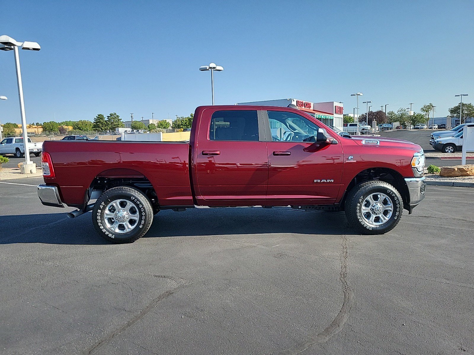 2022 Ram 2500 Big Horn 1278 Miles Delmonico Red Pearlcoat Certified