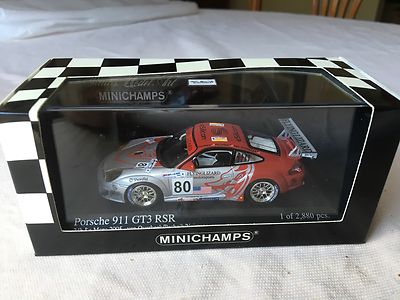 Porsche 911 GT3 RSR. 24hrs Le Mans 2005. In 1/43 scale diecast