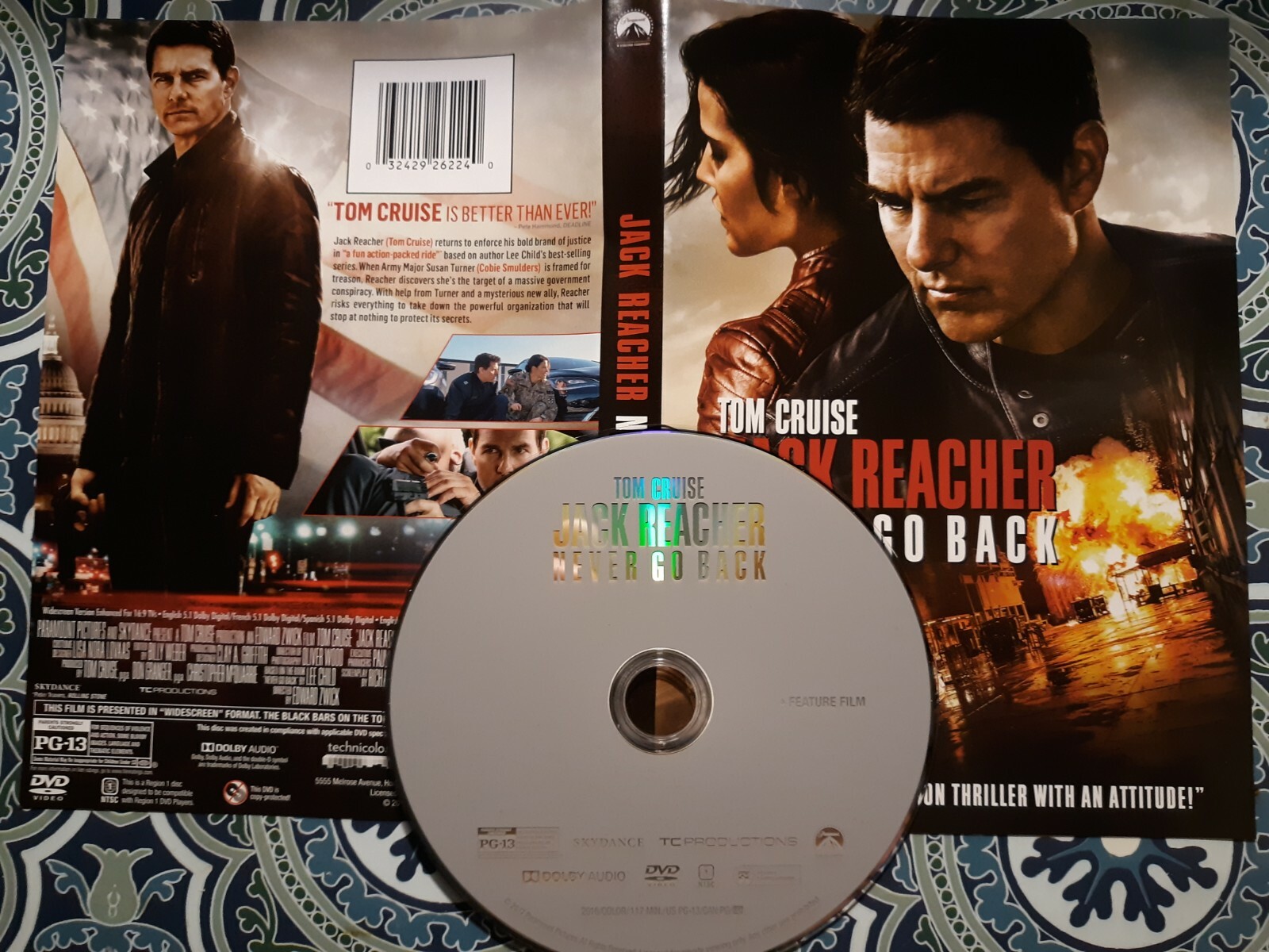 ★激レア★ ジャック・リーチャー: ネバー・ゴー・バックDVD ☆激レア☆ ジャック・リーチャー: ネバー・ゴー・バックDVD