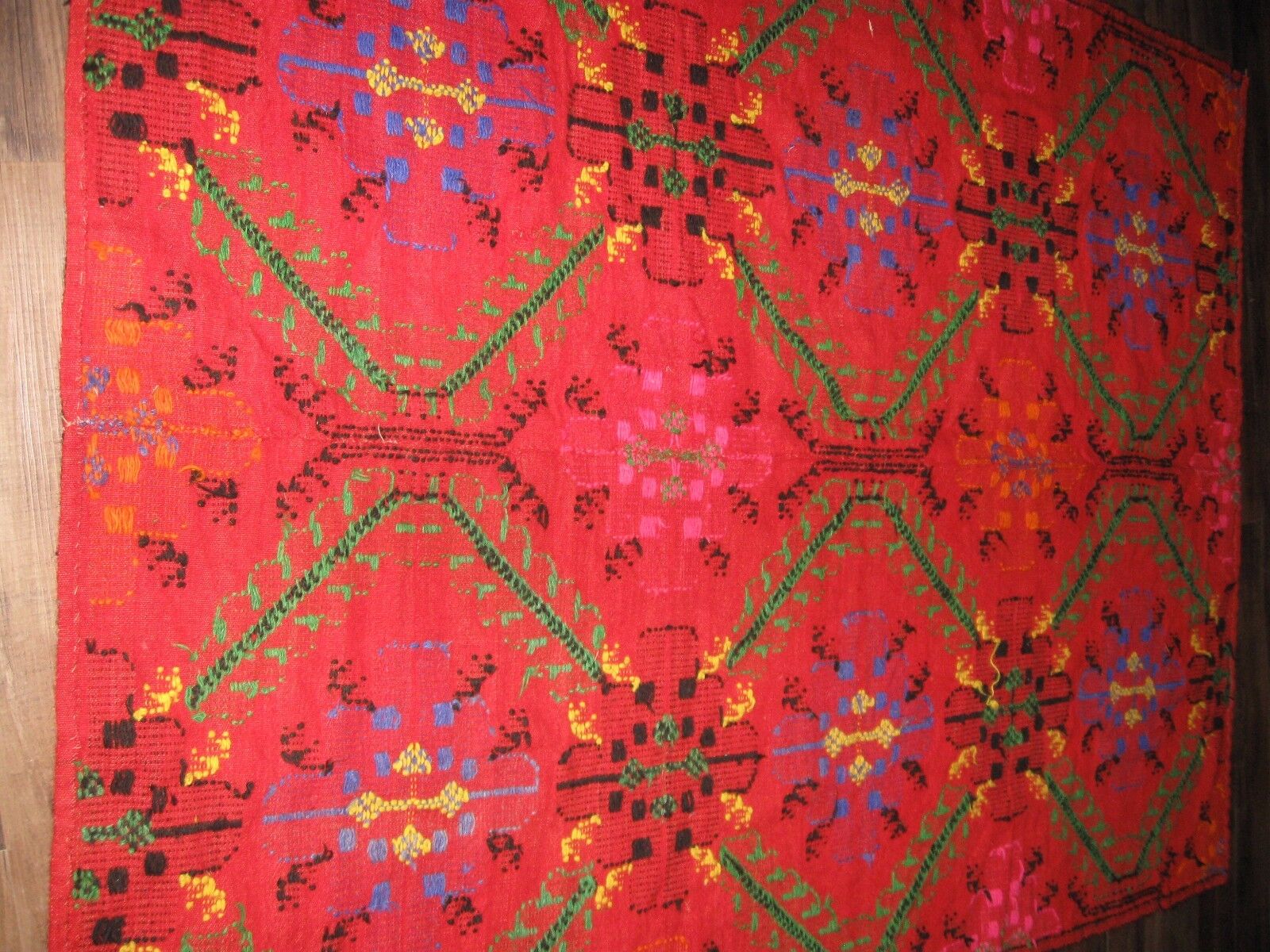 Vintage/Antique Hand Woven Rug Measuring 63