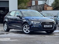 2017 Audi A3 1.0 TFSI SE Sportback Euro 6 (s/s) 5dr HATCHBACK Petrol Manual