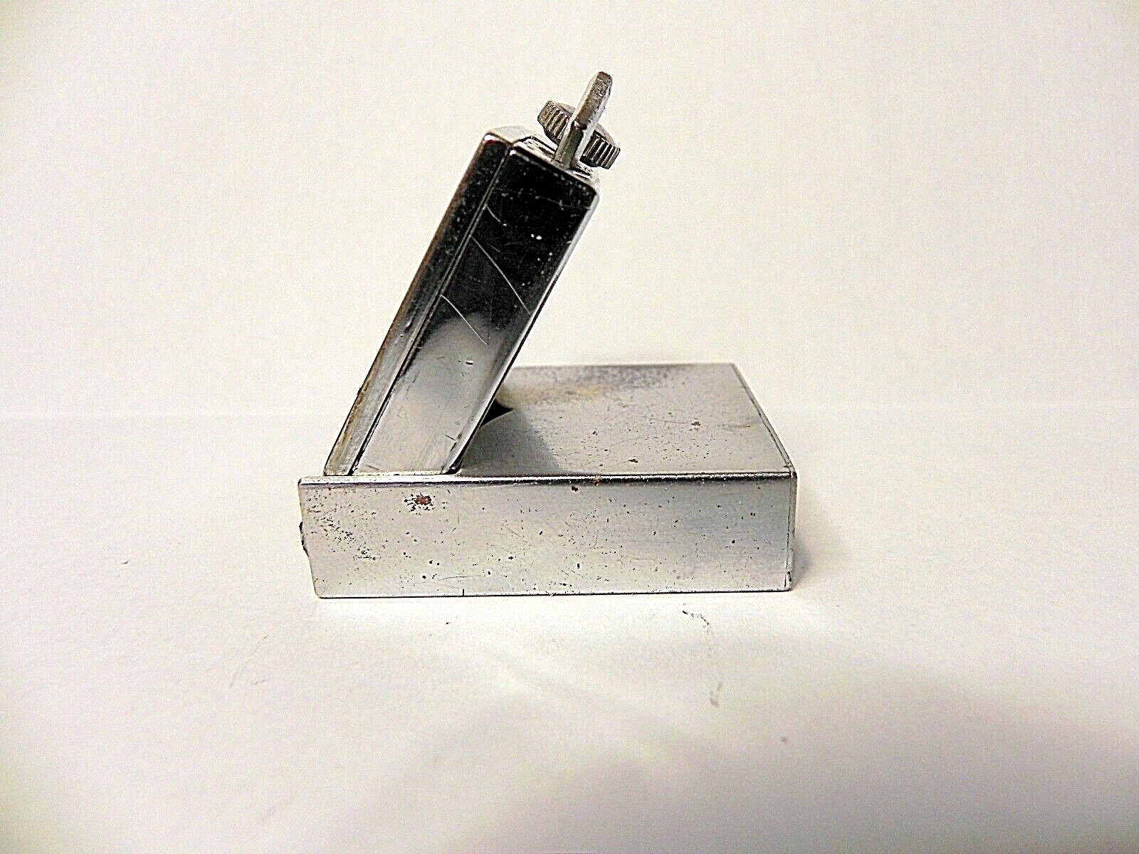 vintage unusual Art Deco square travel pocket watch not working