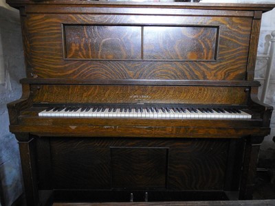 Old Beautiful Antique Chase & Baker Upright Player Piano