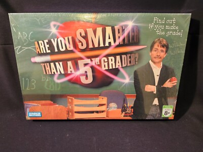  New/Sealed ''Are You Smarter Than A 5th Grader'' Game by Parker Bros 2007 Edition