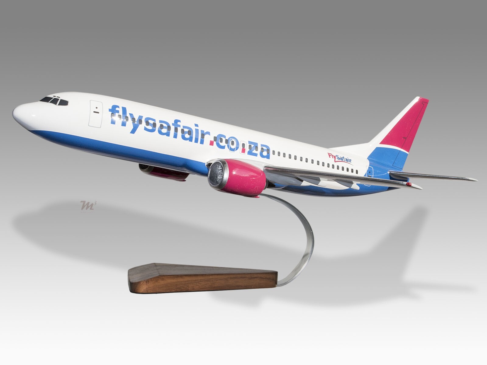 Boeing 737-400 Flysafair Desk Wood Airplane New Model Large Scale