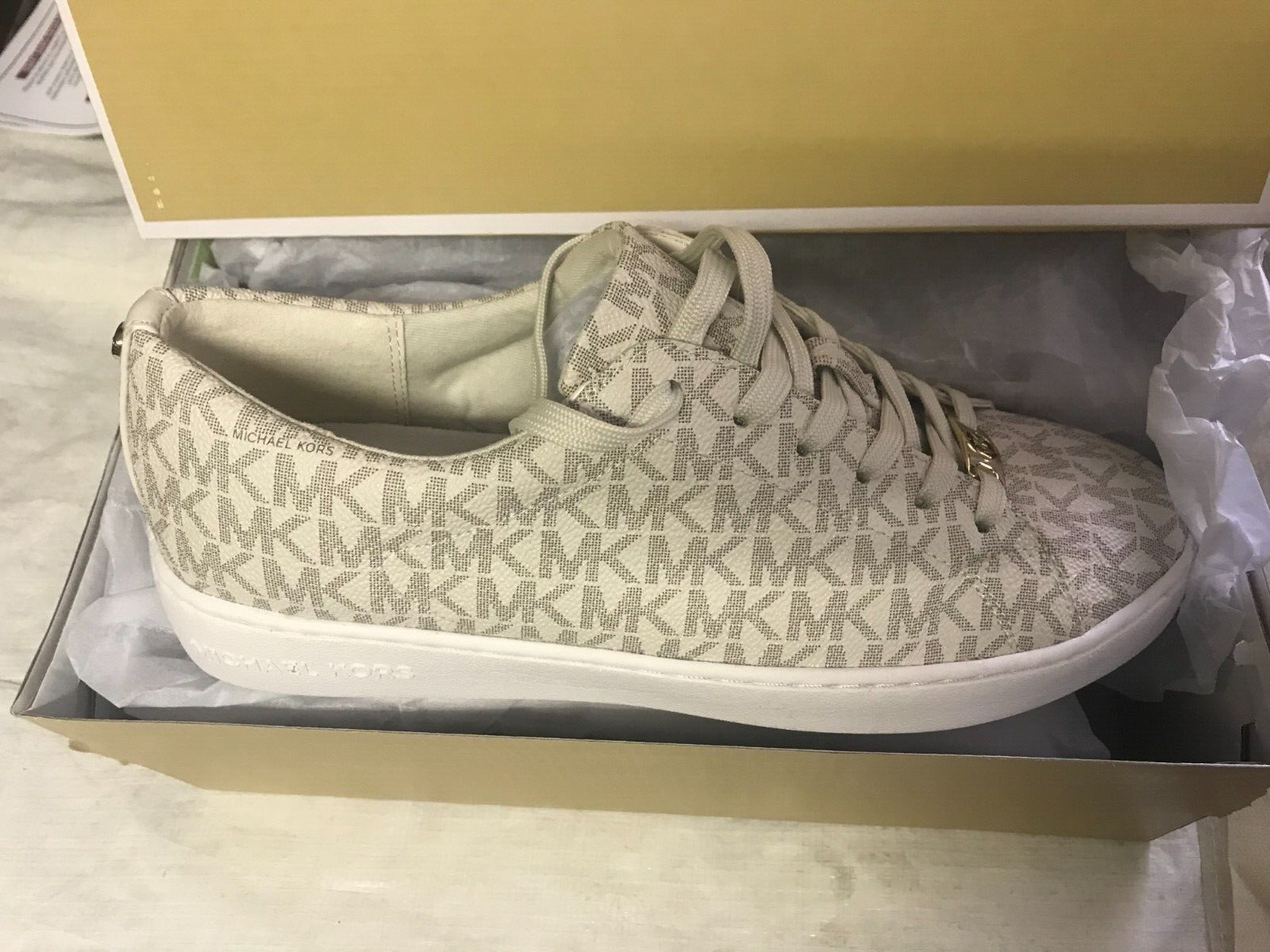 Michael Kors Women's Keaton Lace Up Sneaker Shoes Size 6 Michael Kors Women's Keaton Lace Up Sneaker Shoes Size 6