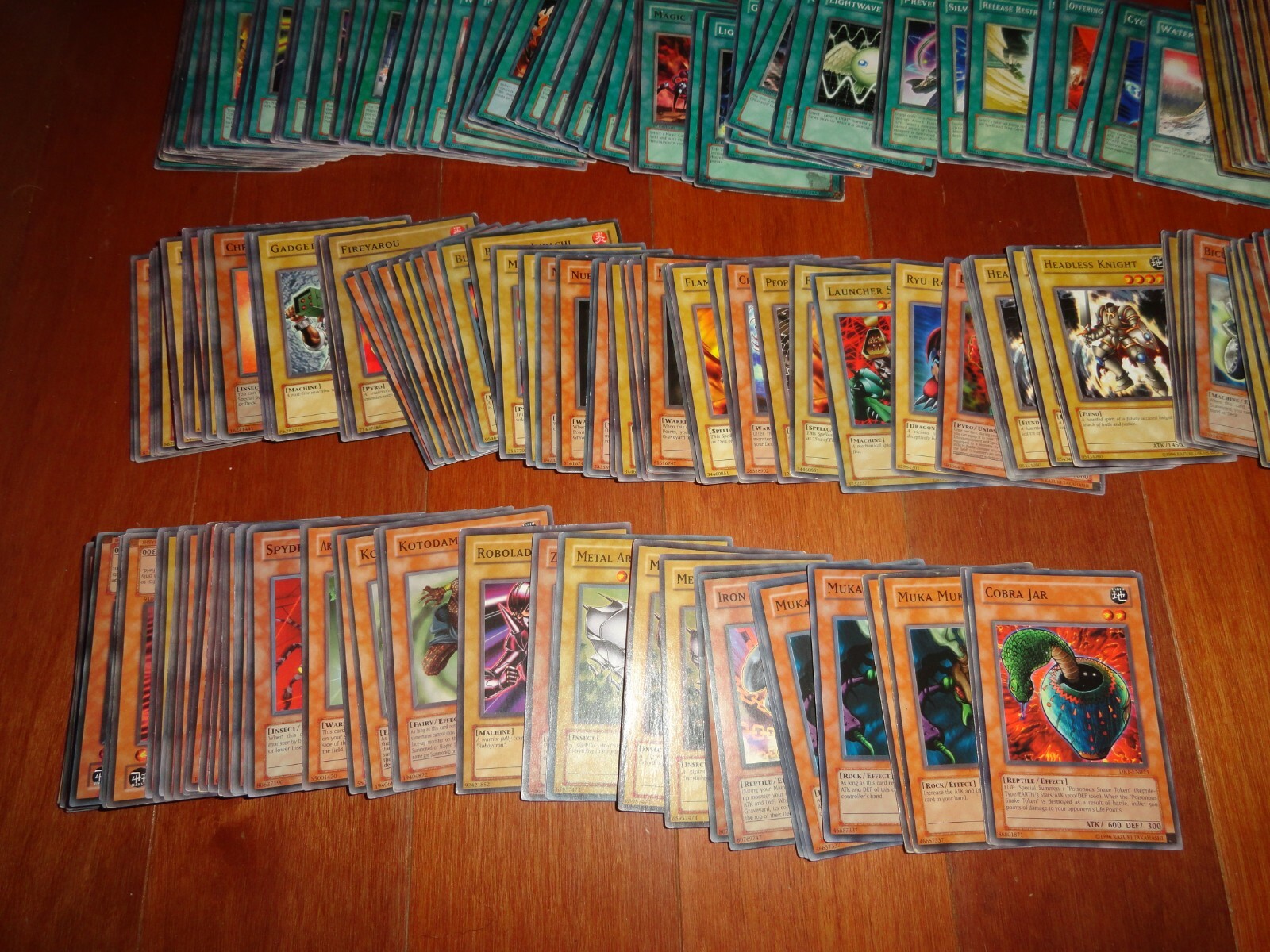 YU-GI-OH TRADING CARD GAME CARD LOT 1996 KAZUKI TAKAHASHI