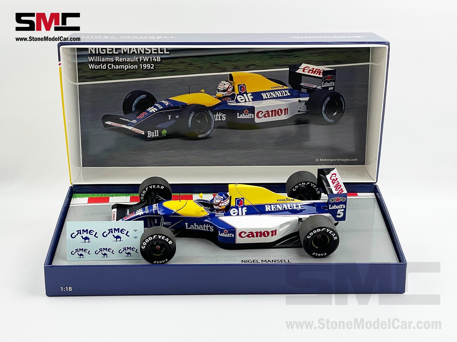 Williams Renault F1 FW14B #5 Nigel Mansell 1992 World Williams Renault F1 FW14B #5 Nigel Mansell 1992 World