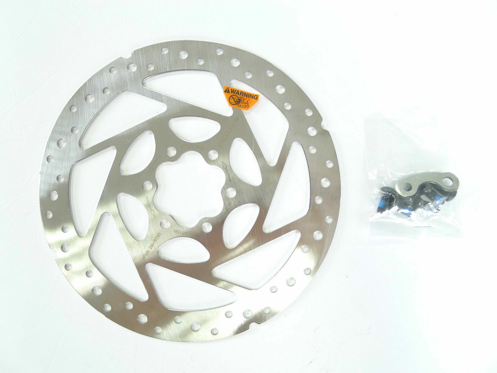 SHIMANO - rk Shimano Deore SM-RT61 160mm 6 Bolt Disc Rotor | eBay