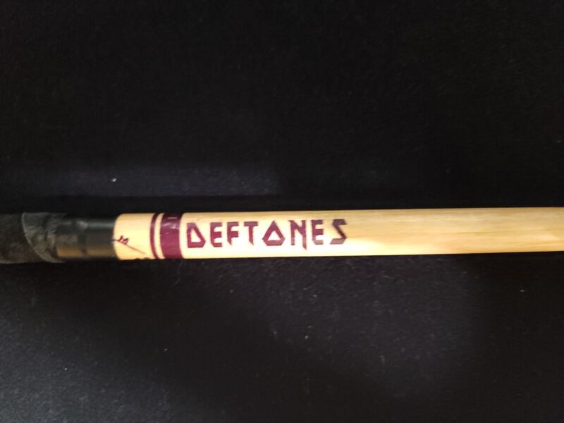 Deftones rare 1 concert drumstick diamond eyes tour abe Cunningham maroon print