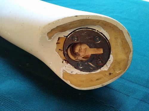 Vintage Heavy Arm hand Mannequin Prop display boutique industrial steampunk #D