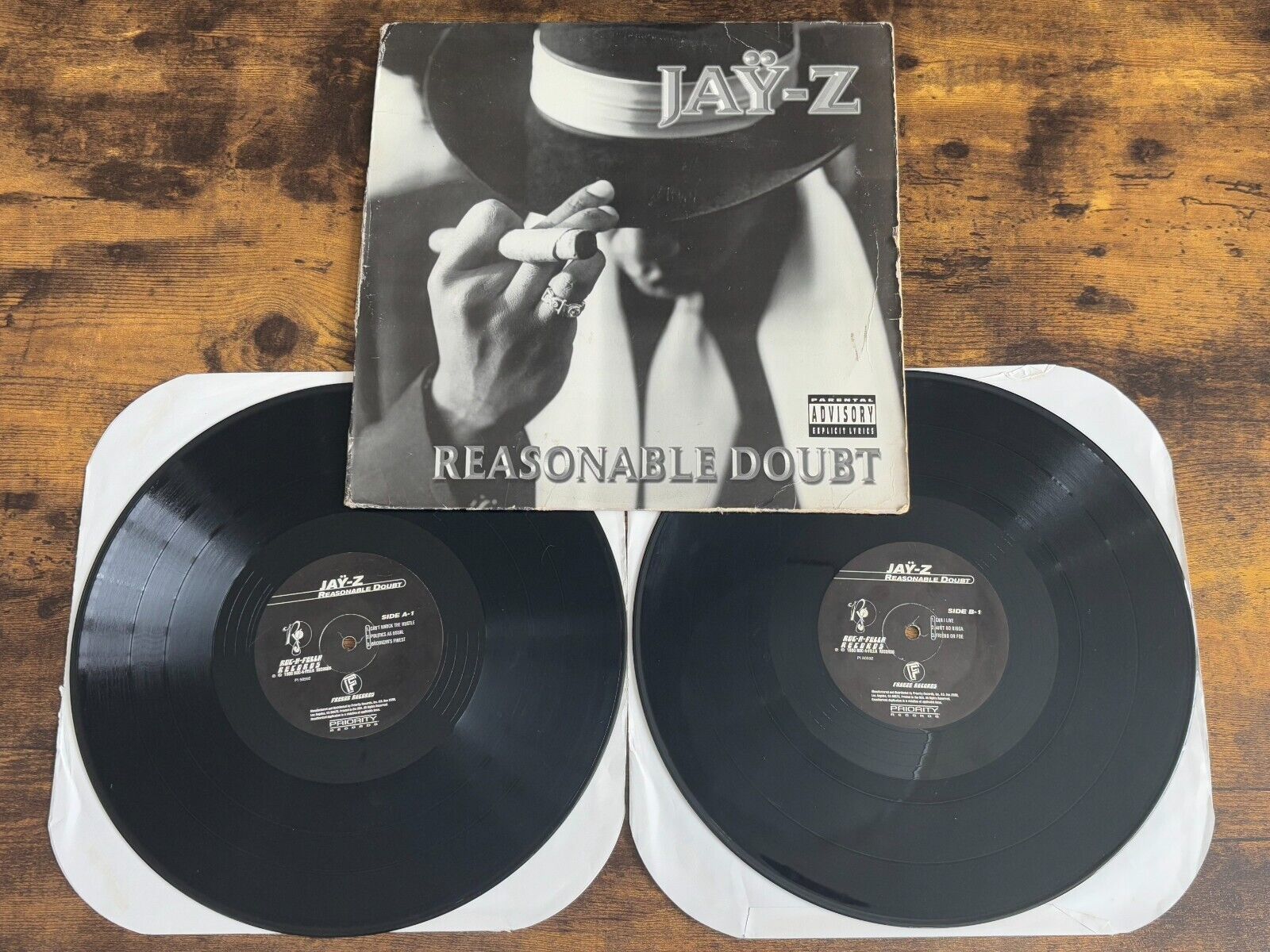Jay-Z Reasonable Doubt 1996 US Original 2 LP Vinyl Roc-A Jay-Z Reasonable Doubt 1996 US Original 2 LP Vinyl Roc-A