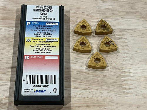 ISCAR Carbide Inserts - WNMG 432-GN WNMG 080408-GN IC9025