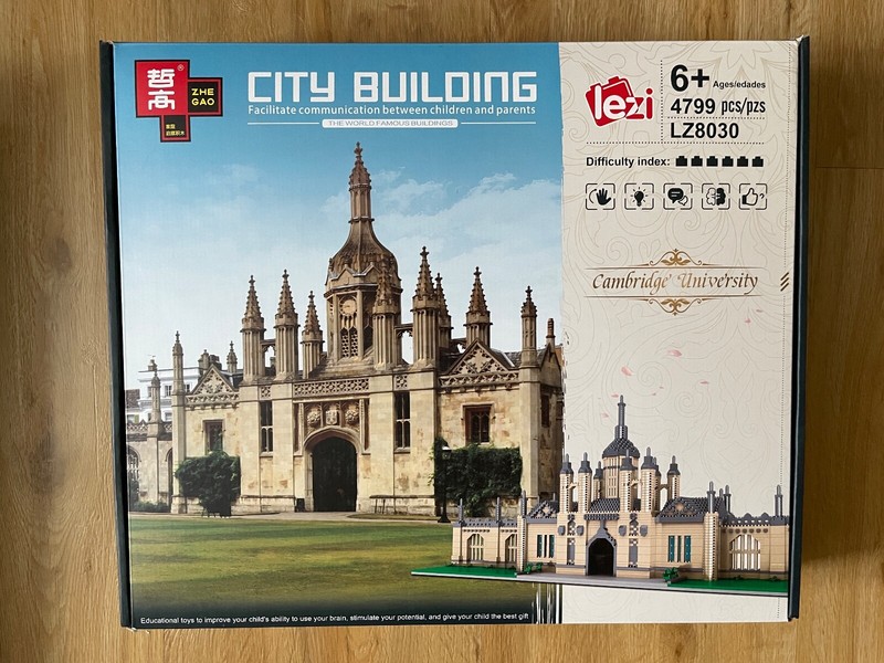 Lezi 8030 Cambride UniversitÃ¤T 4799 Teile Nano-/Mini-Klemmbausteine - Neu U. Ovp