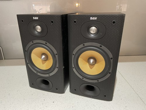 B&W Bowers Wilkins DM601 S3 Bookshelf Pair HiFi Speaker Made In