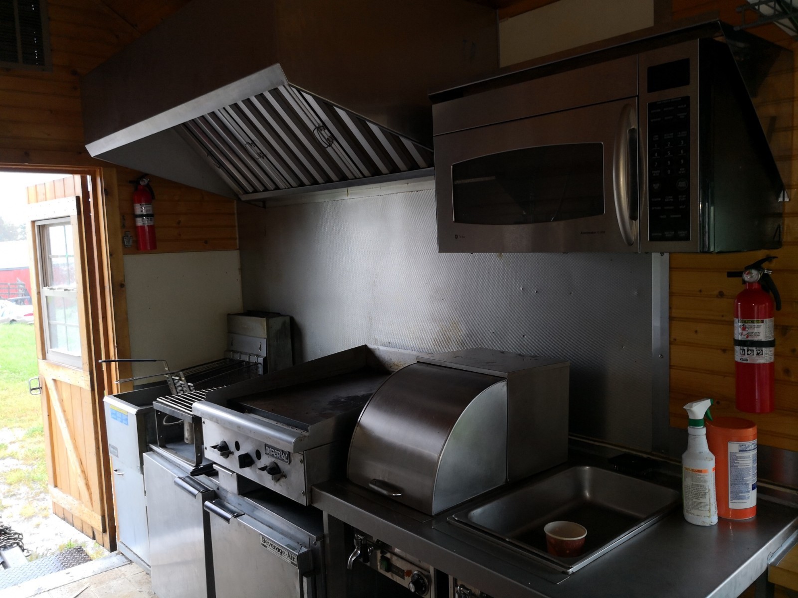 Enclosed Concession Food Vending BBQ Trailer W/ Equipment