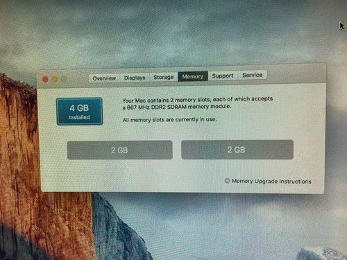 Apple iMac 20'' - 2.4GHz Core 2 Duo 250GB, 4GB w/Keyboard