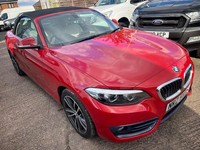 2018 BMW 2 Series 2.0 220i Sport Auto Euro 6 (s/s) 2dr CONVERTIBLE Petrol Automa