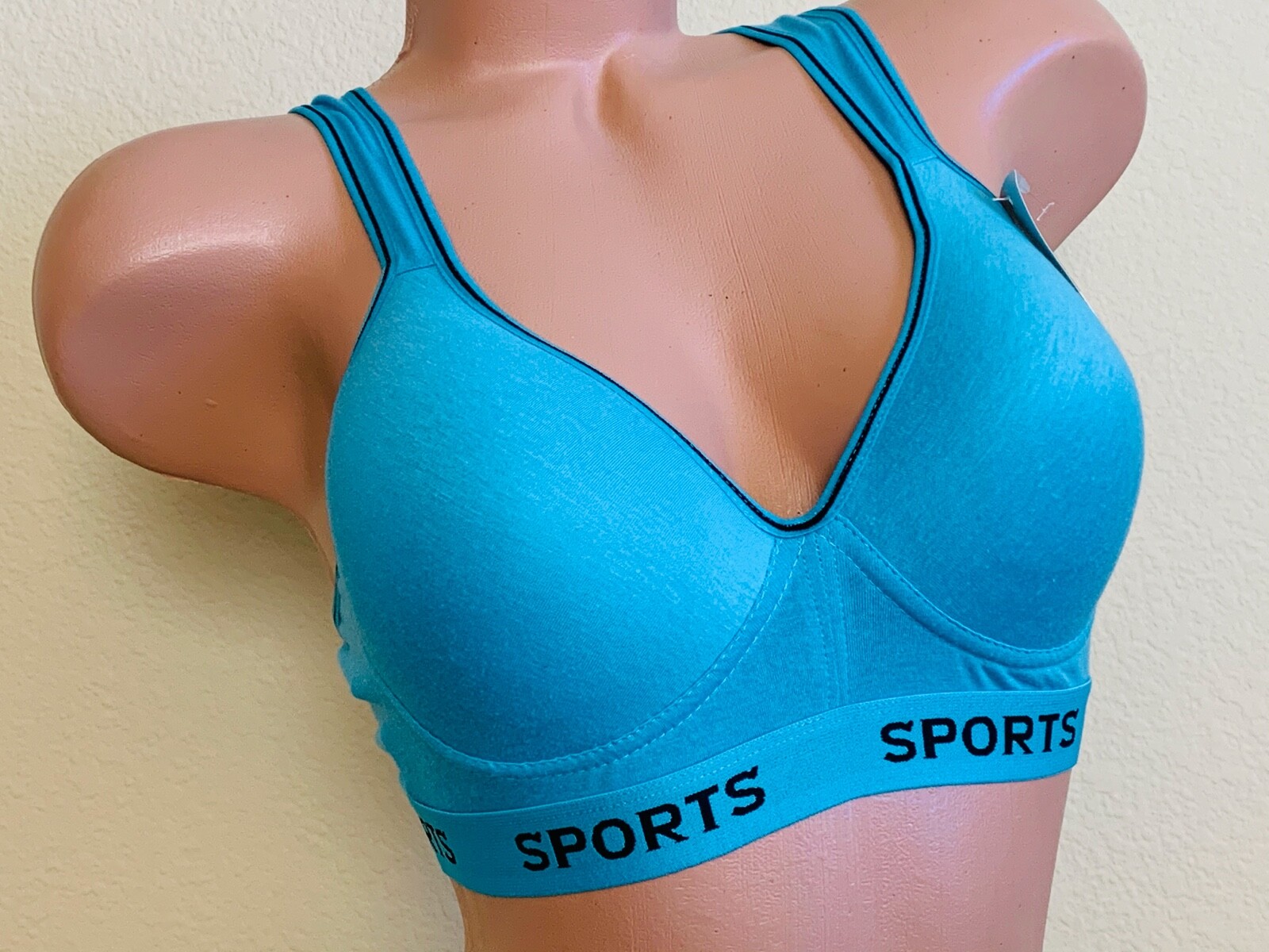 3-6 Sport Bras Active Wear Yoga Racer Back Molded Cup 8923 Lot Gift Pack 32B-42D