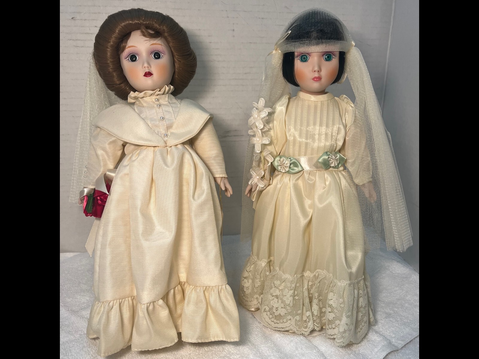 Vintage Danbury Mint Brides of America Porcelain Dolls