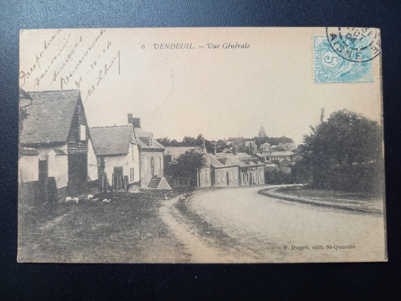 Cpa 02800 Vendeuil 