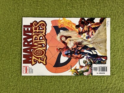 MARVEL ZOMBIES #5 SPIDER-MAN WEDS MARY JANE HOMAGE 2006  1ST PRINT VF-NM