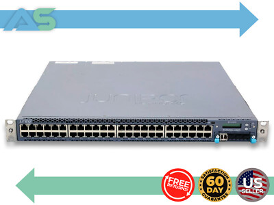 Juniper EX4300-48T-AFI 48-Port 10/100/1000Base-T Switch /w EX-UM-4X4SFP module