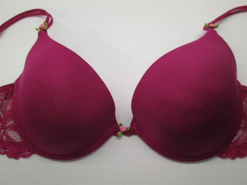 新品⭐︎ベッツィジョンソン Betsey Johnson Bra 34C Purple Underwire Push Up Multiway VGUC