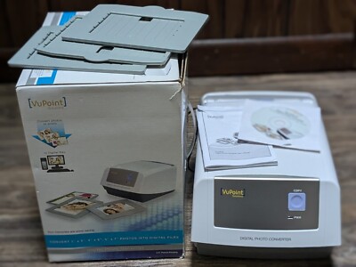 VuPoint PS-C500-VP Scanner Digital Photo Converter Complete Open Box