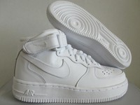 af1 mid all white