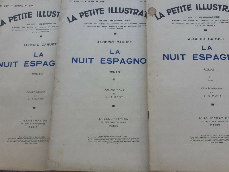 La Petite Illustration - La Nuit Espagnole - AlbÃ©Ric Cahuet - 3 NumÃ©Ros (657-658