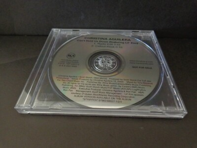 CAN'T HOLD US DOWN by CHRISTINA AGUILERA w/ LIL KIM-Rare PROMOTIONAL Single--CD