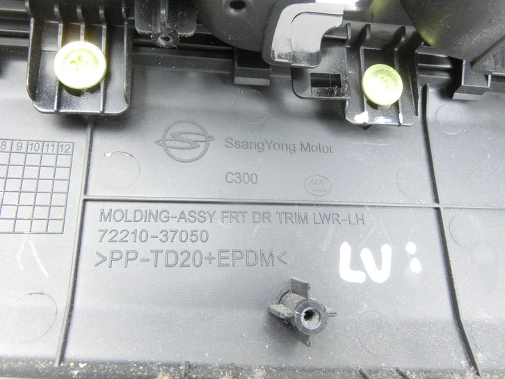 striscia per porta telaio di montaggio Interruttore della finestra potere Sx anteriore interno LAK Ssangyong Korando C300 19-24 - Bild 6