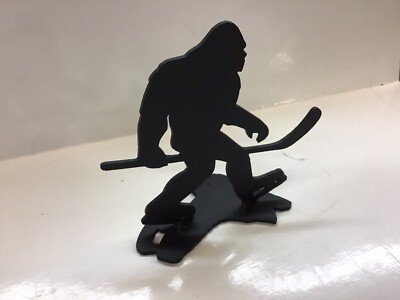 Hockey Player Bigfoot Sasquatch   got SKATES