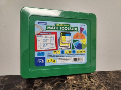 Lakeshore Math Toolbox Grades 4-5 Fractions Decimals Number Tiles