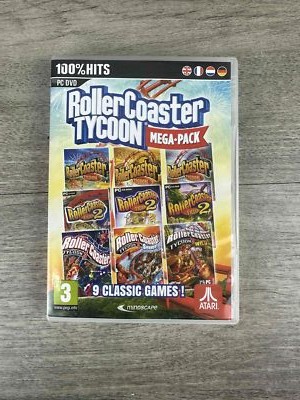 Atari RollerCoaster Tycoon 9 Mega Pack PC DVD 9 Classic Games