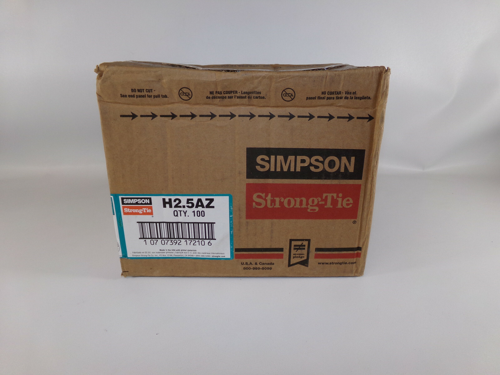 Simpson Strong-Tie H2.5AZ Hurricane Tie, Corrosion-Resistant