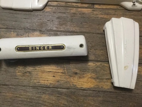 Singer Sewing Machine 301a Cream Body Parts Top Light Cover Flywheel