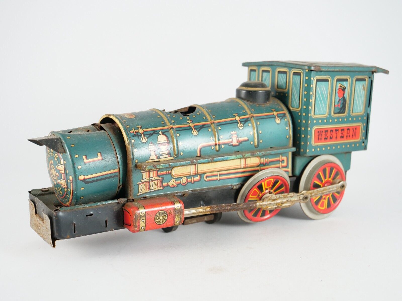 Modern Toys Tm Japan Tin Toy Lever Action Car B-1630 Metal
