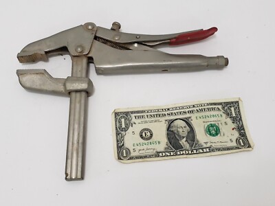 Bessey Vise Grip 4.5''  Adjustable Hand Bar Clamp - West Germany Vintage Tool