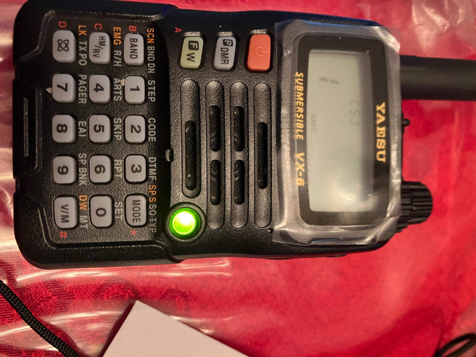 YAESU STANDARD VX-6 144/430MHz Dual Band Submersible Amateur YAESU STANDARD VX-6 144/430MHz Dual Band Submersible Amateur