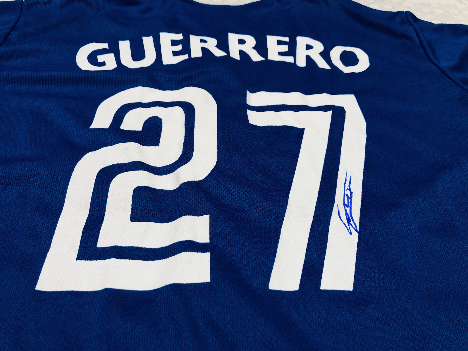 貴重JSA鑑定品証明書付きVLAD GUERRERO JR サインバット 貴重JSA鑑定品証明書付きVLAD GUERRERO JR サインバット