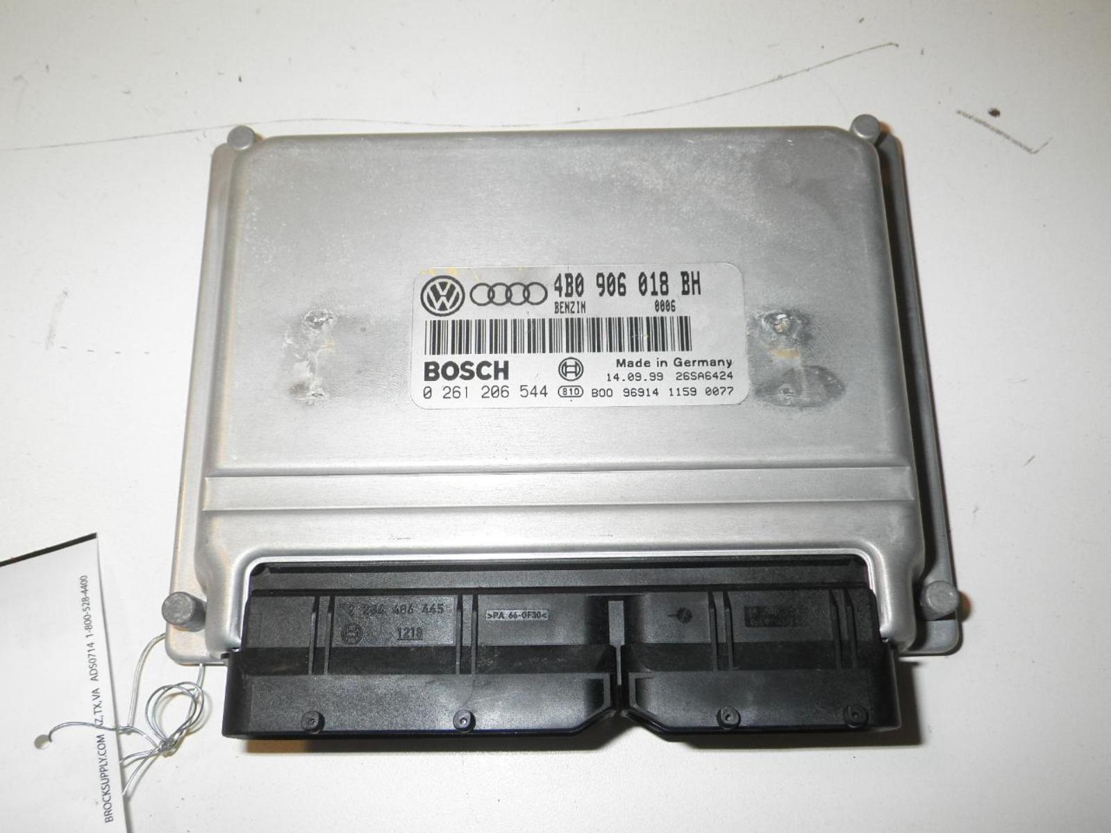 VW PASSAT ECU ECM Engine Control Module 1.8L 4B0906018BH eBay