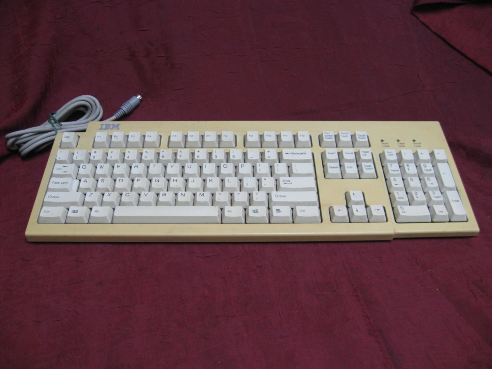 Vintage IBM PS/2 Keyboard KB-7953 Tested Working | eBay