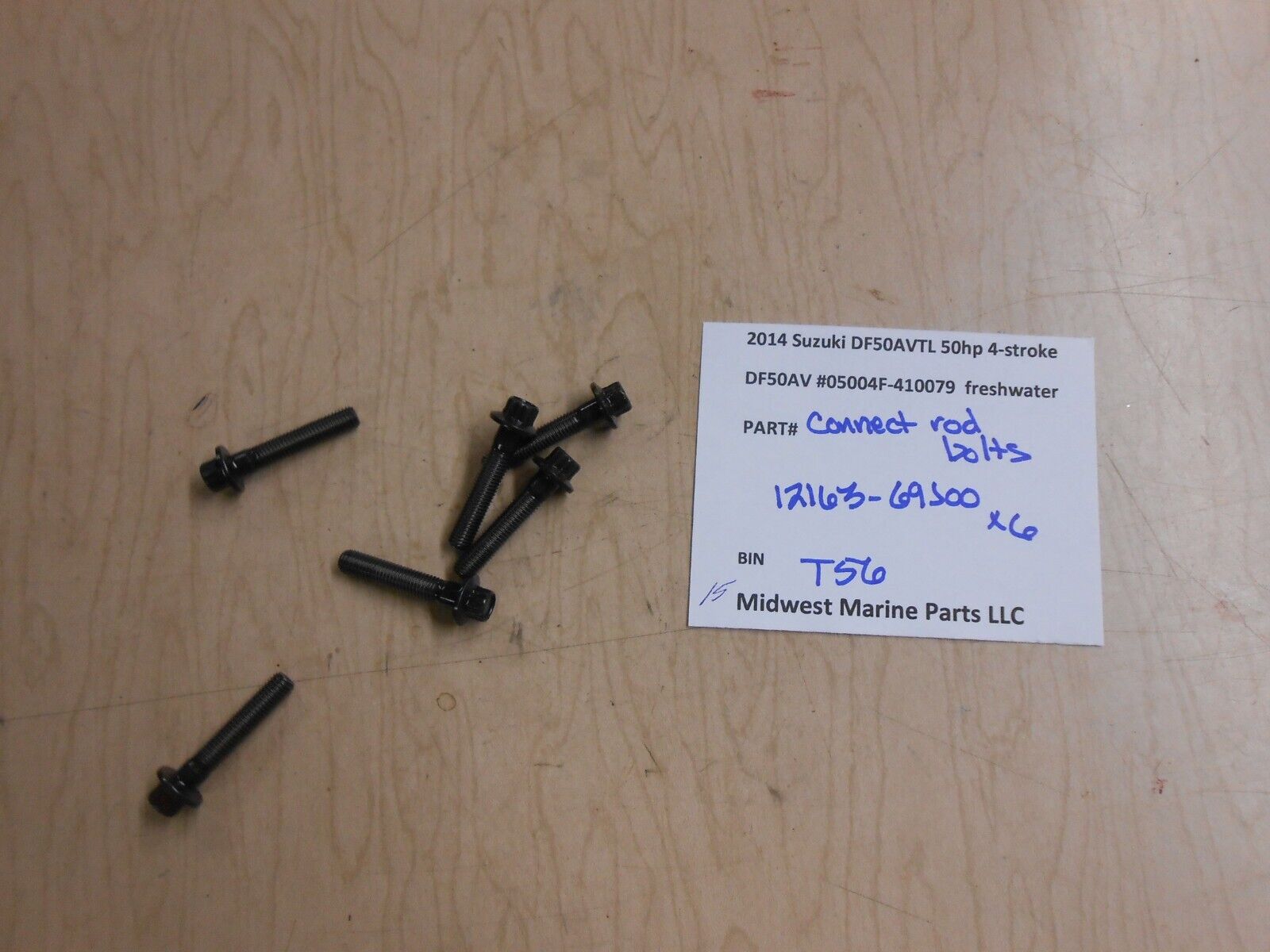 12163-69J00 Suzuki 2014 DF50AV 50hp Outboard connecting rod 12163-69J00 Suzuki 2014 DF50AV 50hp Outboard connecting rod