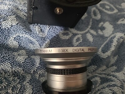 TITANIUM 0.38X AF Digital ULTRA-WIDE LENS W/MACRO and case.