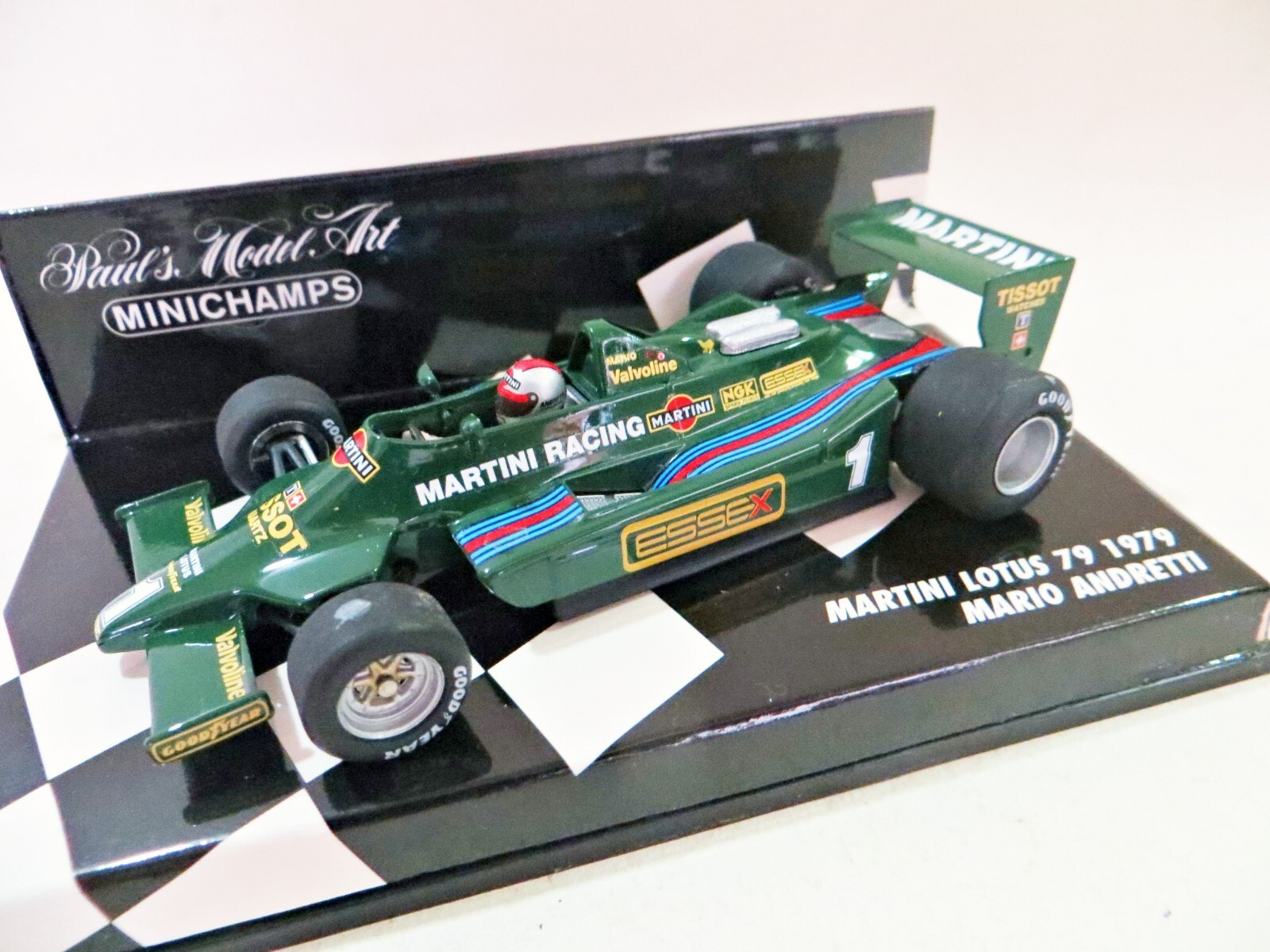 1/43 ロータス 79 M.アンドレッティ 1/43 Spark F1 Team Lotus 79 #1 4th 1979 Long Beach G.P. M.