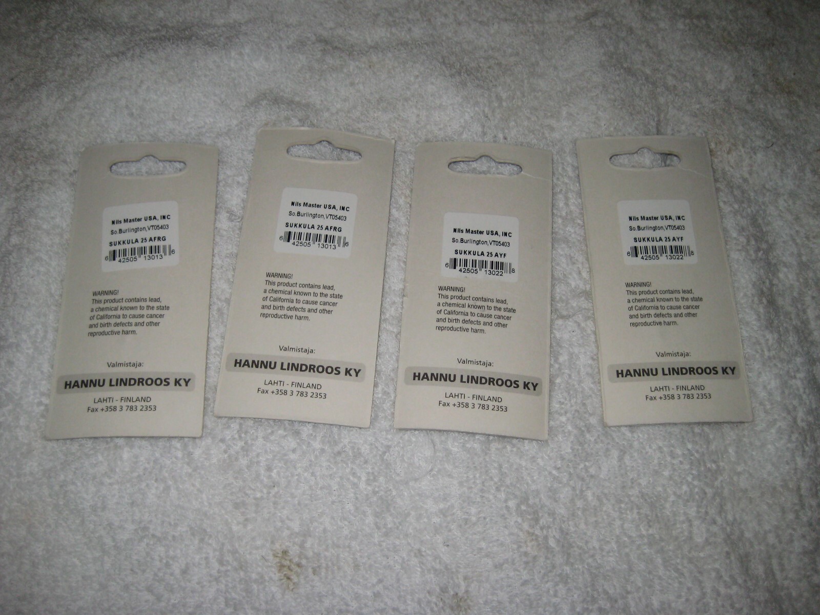 (4) Hali Jigs Size 25