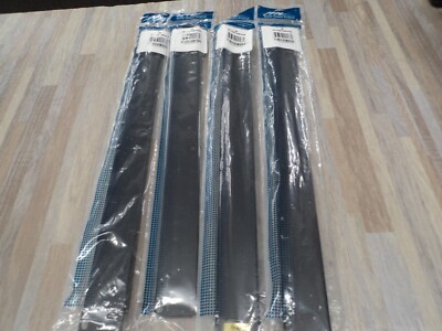 lot fo 4 Middle Atlantic Products, EB1,1SP Flanged Econo Blank,1-3/4'',Steel