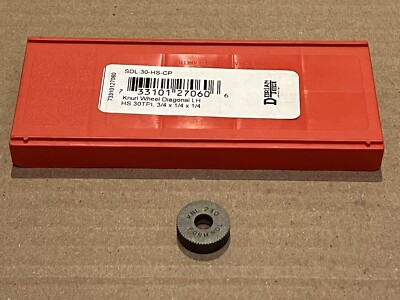 DORIAN Knurl Wheels - SDL-30-HS-CP - Qty. 1 - NEW!!!